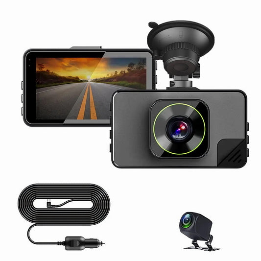 Camera Auto DVR 4K/2K/1080p si Camera Spate 1080p cu Conectivitate Wi-Fi, G-Senzor, Mod Parcare, Inregistrare in Bucla
