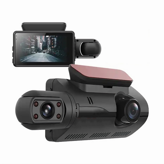 Camera auto de bord, full HD, 1080P, 2 camere, frontal si interior camera rotativa